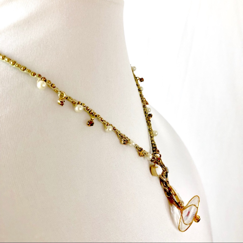 Betsey Johnson 2006 Starfish/Shell Charm Necklace - Picture 4 of 7
